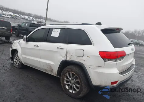 2016 Jeep Grand Cherokee Limited z USA, uszkodzony, nr VIN 1C4RJFBG2GC497725